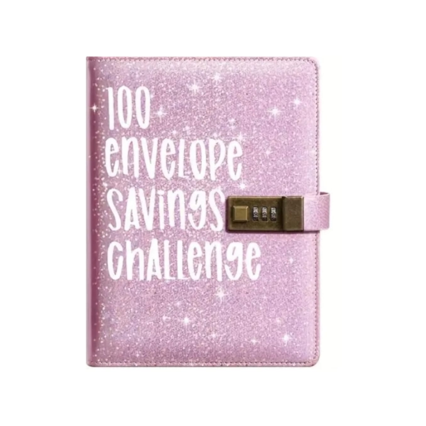 100 Days Envelope Savings Challenge (Pink Glitter)