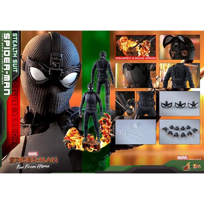 Spider-Man (Stealth Suit) Far from Home Deluxe Version Tom Holland