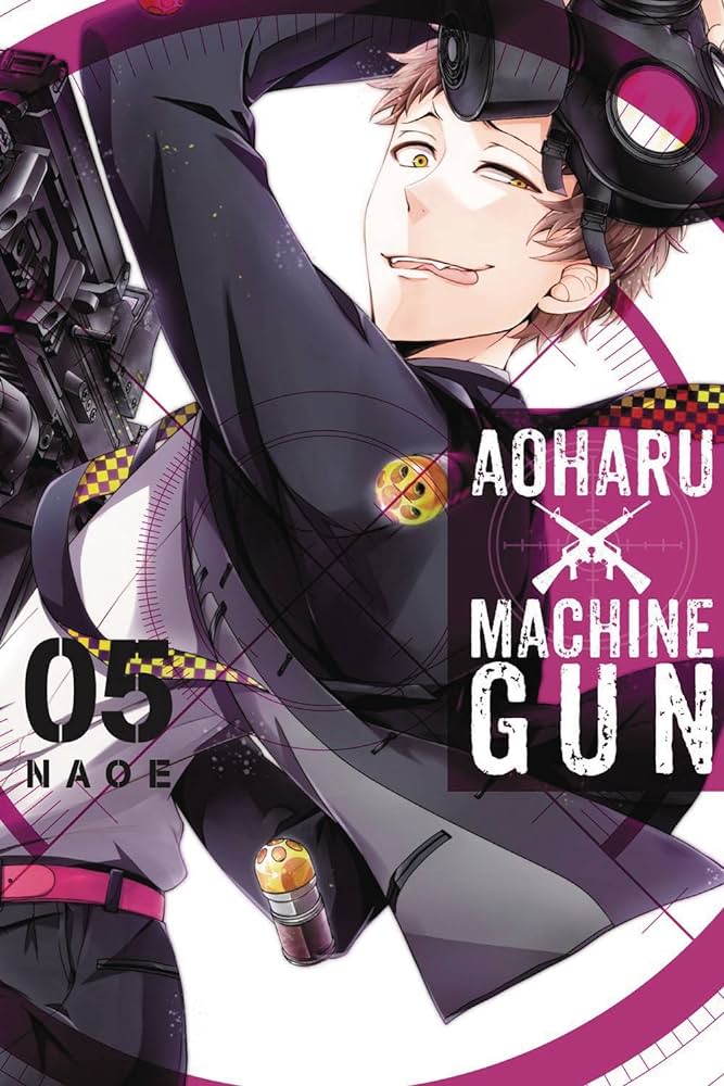 Manga: Aoharu X Machinegun, Vol.1 to Vol.5