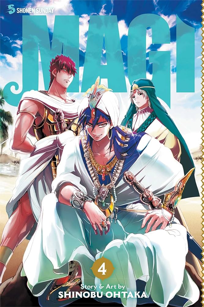 Manga Magi Vol. 1 to 4