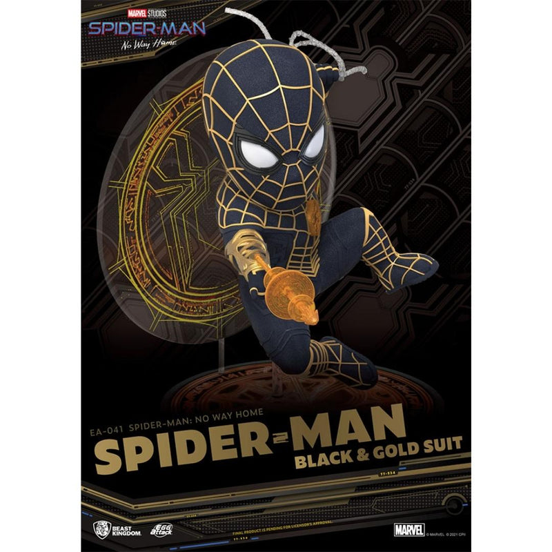 Beast Kingdom: Spider Man Black & Gold Suit (Figure)