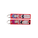 Fabric Keychain: Jessie & James