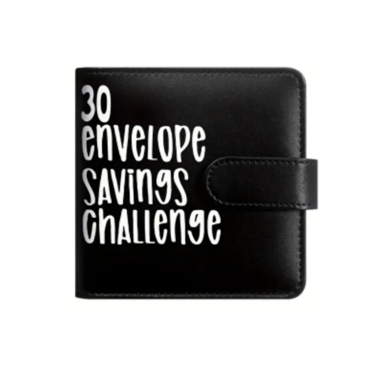 30 Days Envelope Savings Challenge (Black)