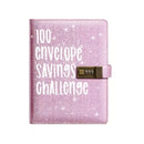 100 Days Envelope Savings Challenge (Pink Glitter)