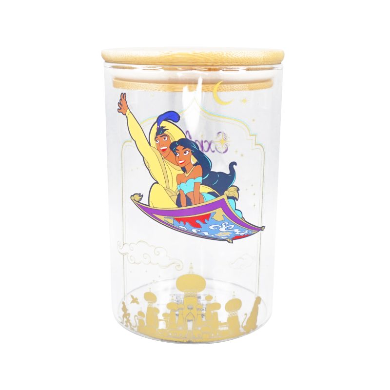 HMB Glass Storage Jar: Disney- Aladdin Jasmine