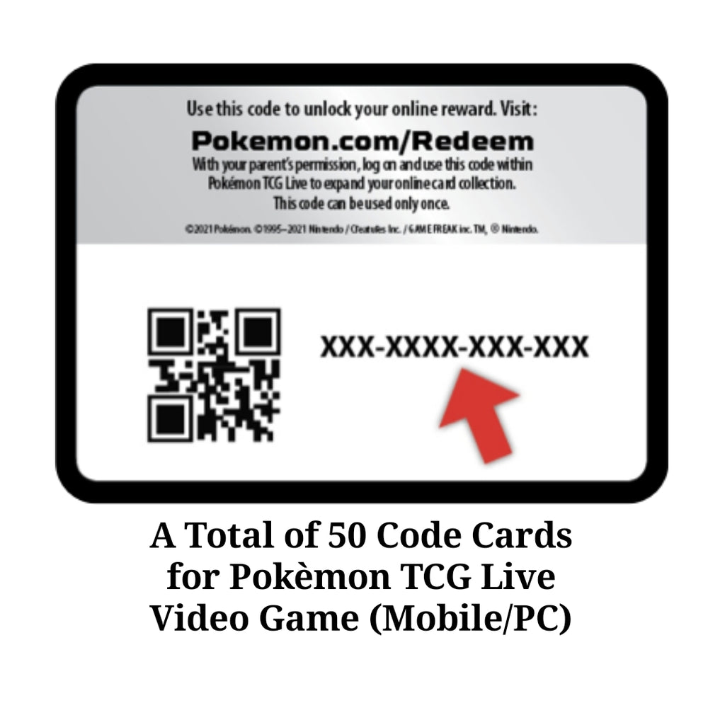 50 Random Pokmon Codes Pokmon TCG - 50 Random Digital Code Cards - Instant Delivery For Online Game Psa Graded Pokemon Cards 50 Random Pokmon Codes Pokmon TCG - 50 Random Digital Code Cards - Instant Delivery For Online Game Psa Graded Pokemon Cards