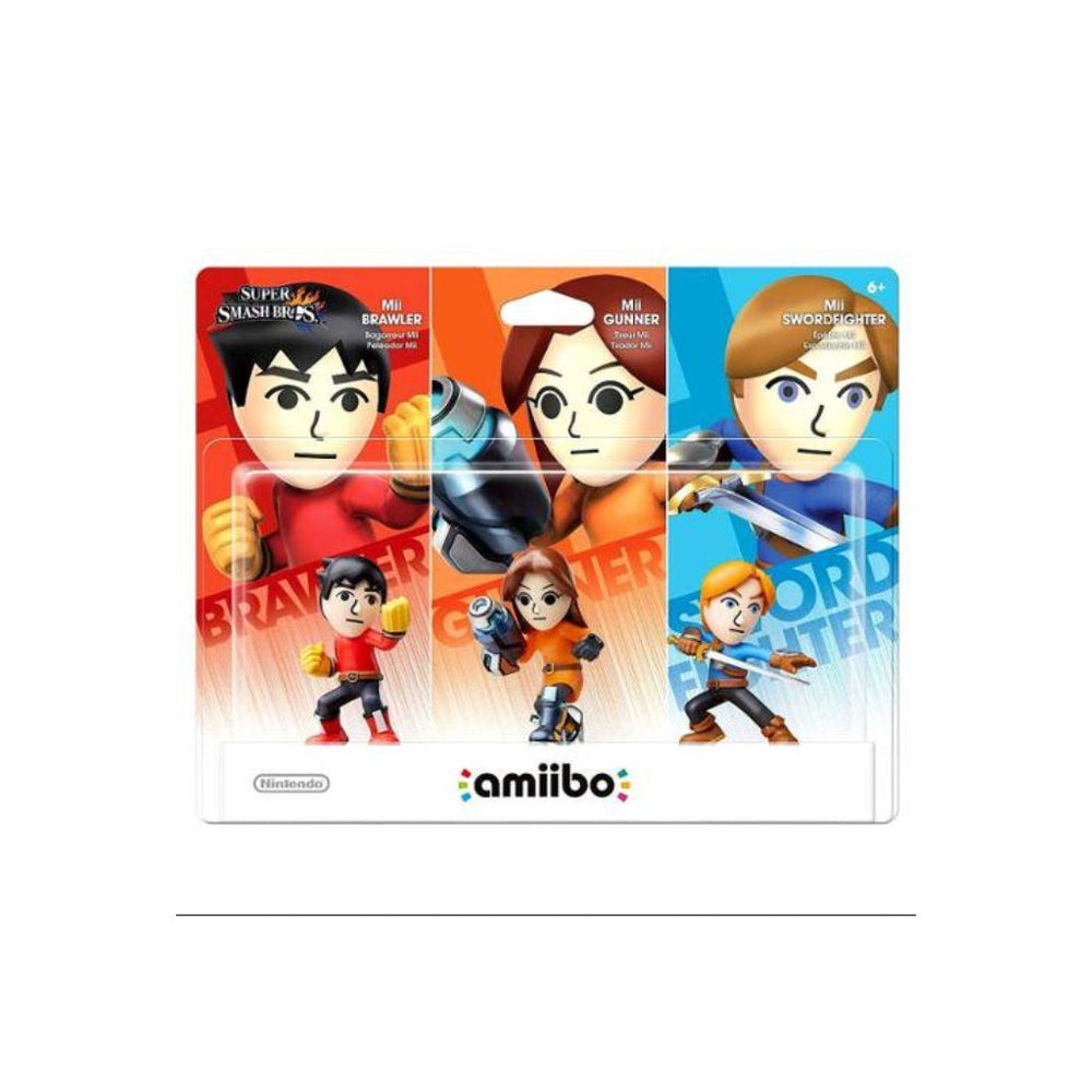 Nintendo Mii Brawler and Gunner Super Smash 2024 Bros. amiibo Figure